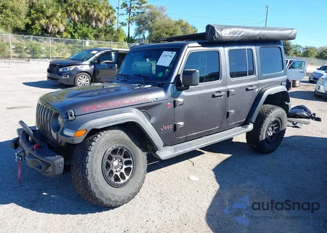 2022 Jeep Wrangler Unlimited Rubicon 4X4 from USA, damaged, VIN 1C4JJXFG9NW233717